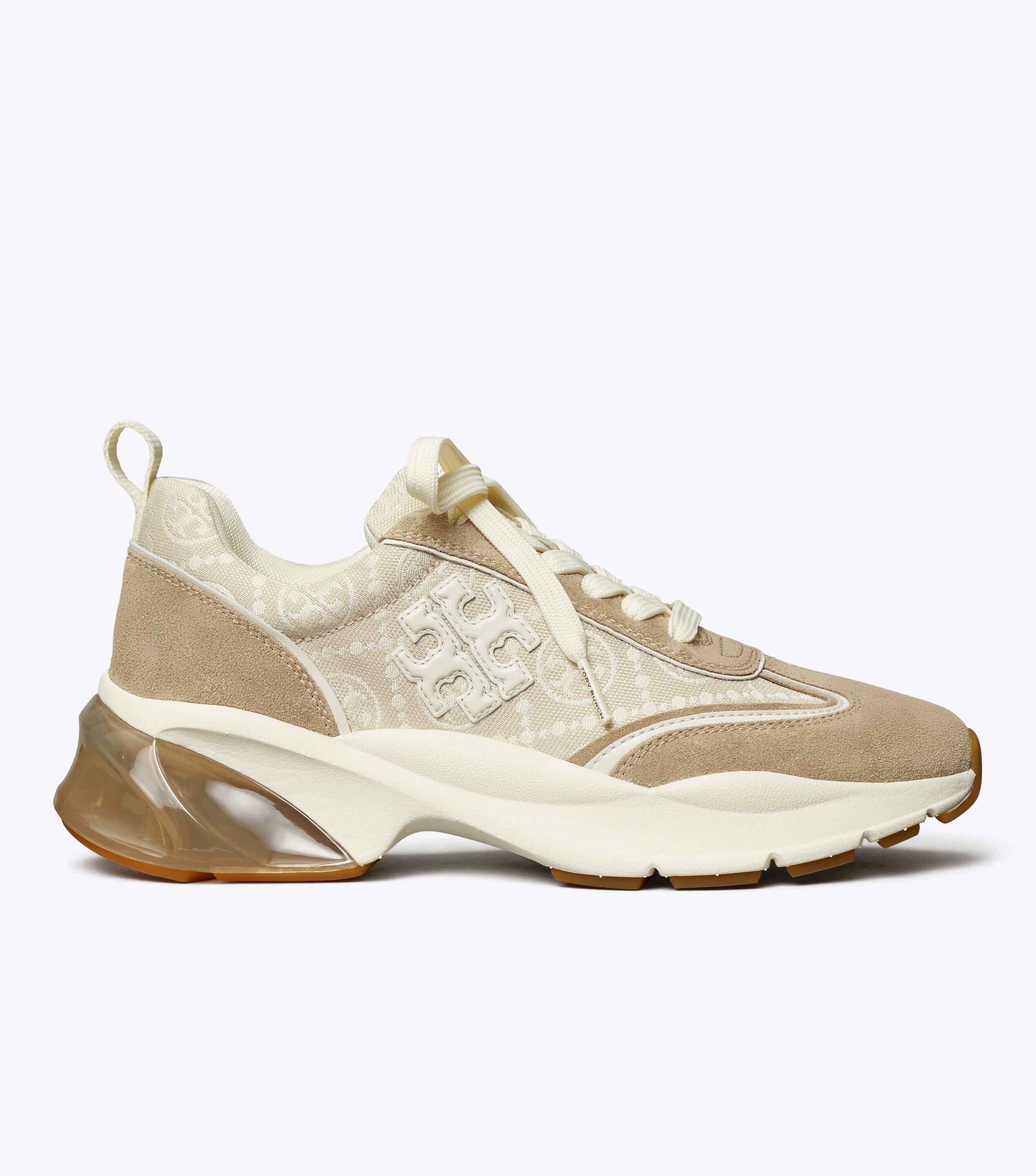 sale!国内発送☆Tory Burch Tモノグラム GOOD LUCK TRAINER T Monogram Good Luck Trainer, Birch / Avola | Tory Burch KW