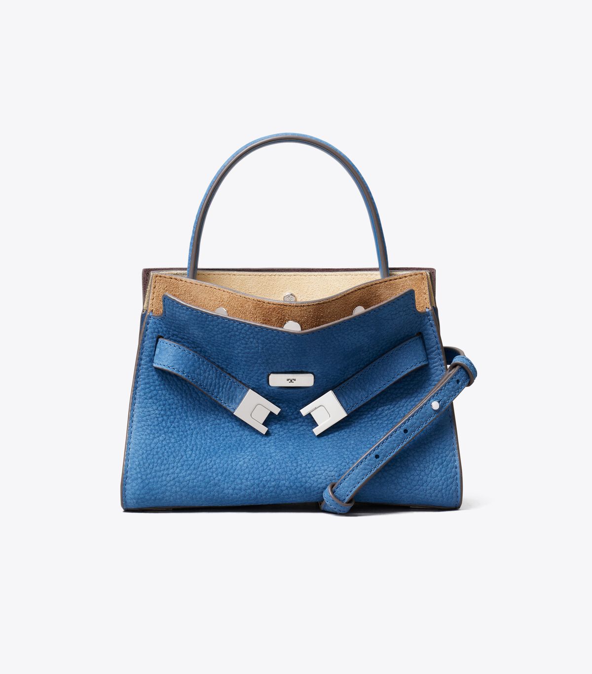 tory burch حقيبة لي رادزيويل صغيرة مزدوجة من جلد النوبوك