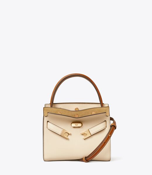 tory burch petite lee radziwill double bag