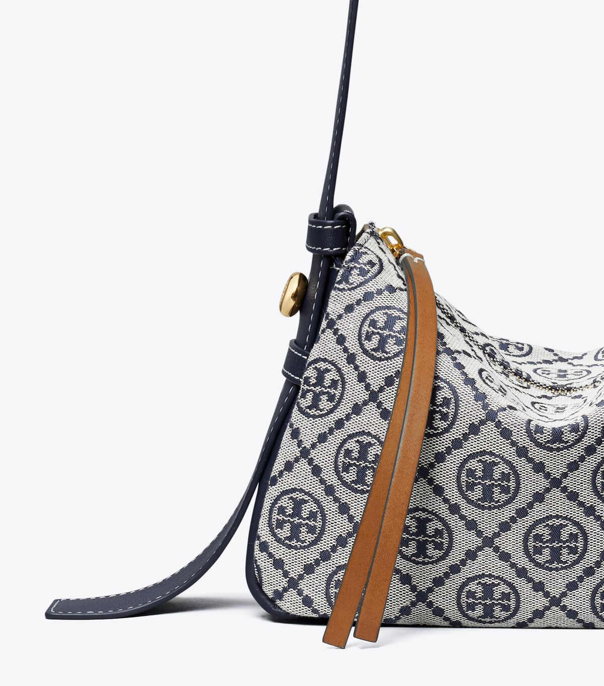 tory burch حقيبة كتف تي مونوغرام صغيرة رومي