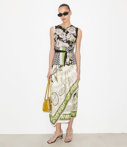 tory burch silk scarf wrap skirt