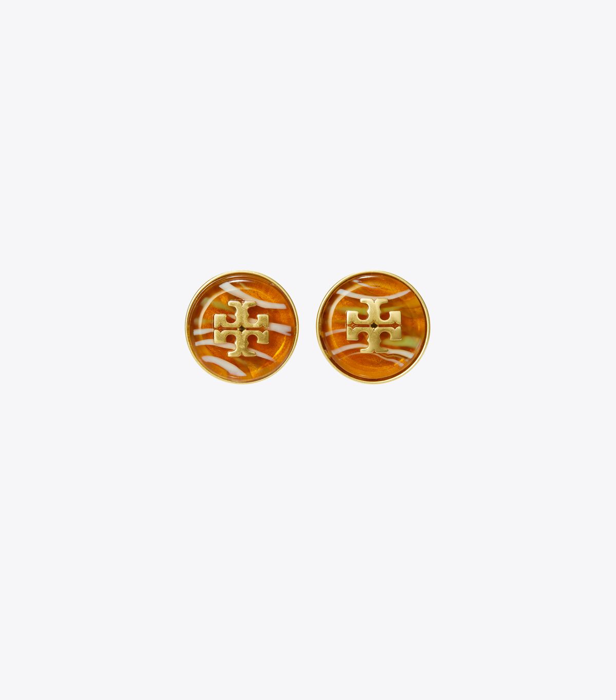 Roxanne Marble Stud Earring