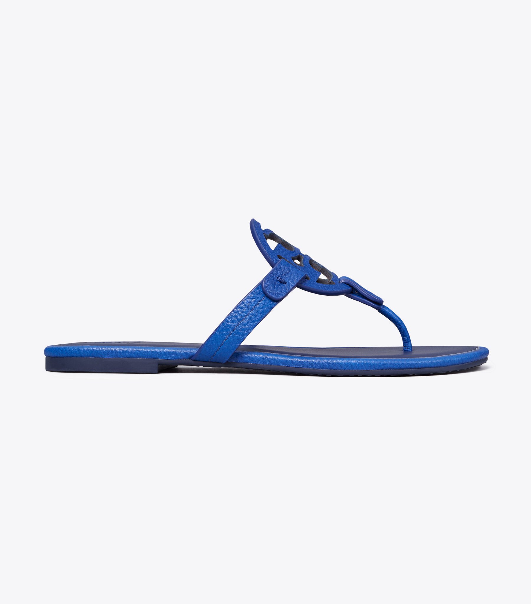 Miller Sandal, Tumbled Leather, Nautical Blue Royal Navy Tory