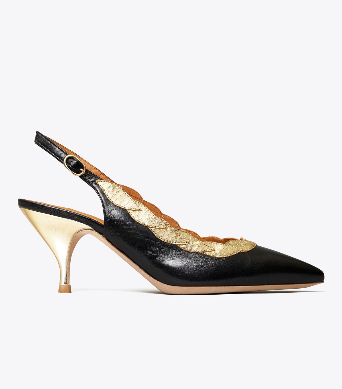 tory burch applique slingback pump