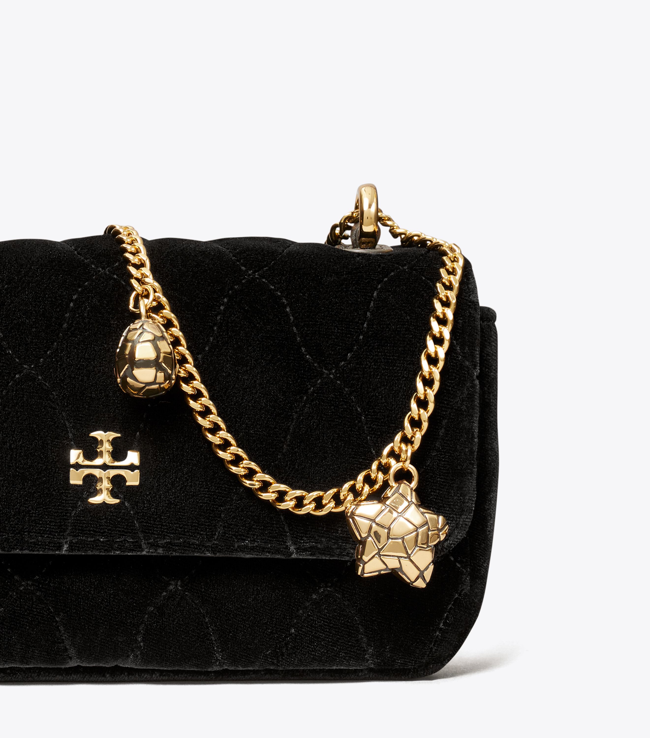 Tory Burch Kira Velvet Mini Flap Bag Tory Burch KW