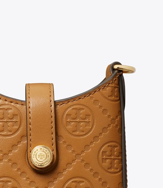 tory burch t monogram leather phone crossbody