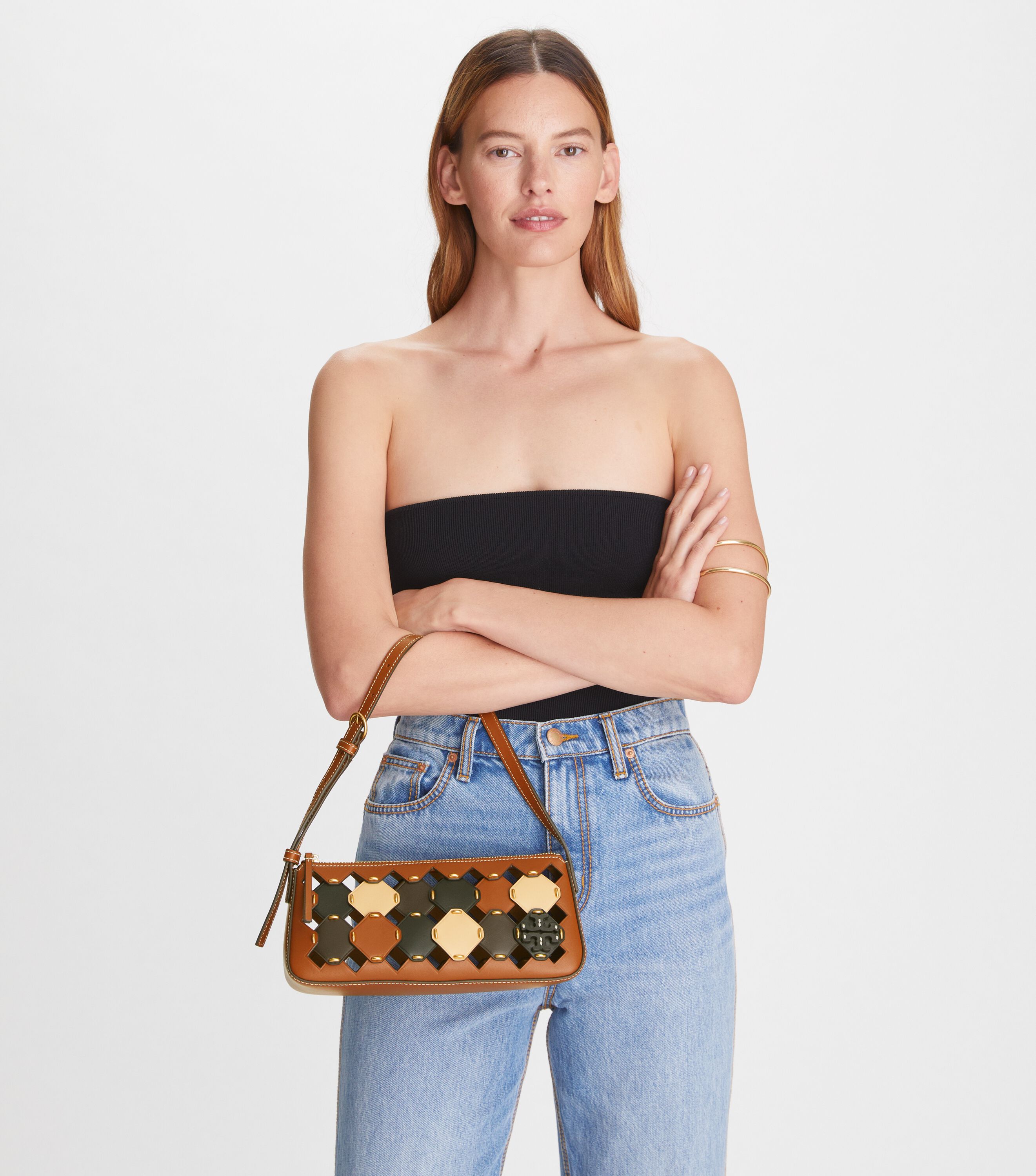 Tory burch online mcgraw patchwork satchel