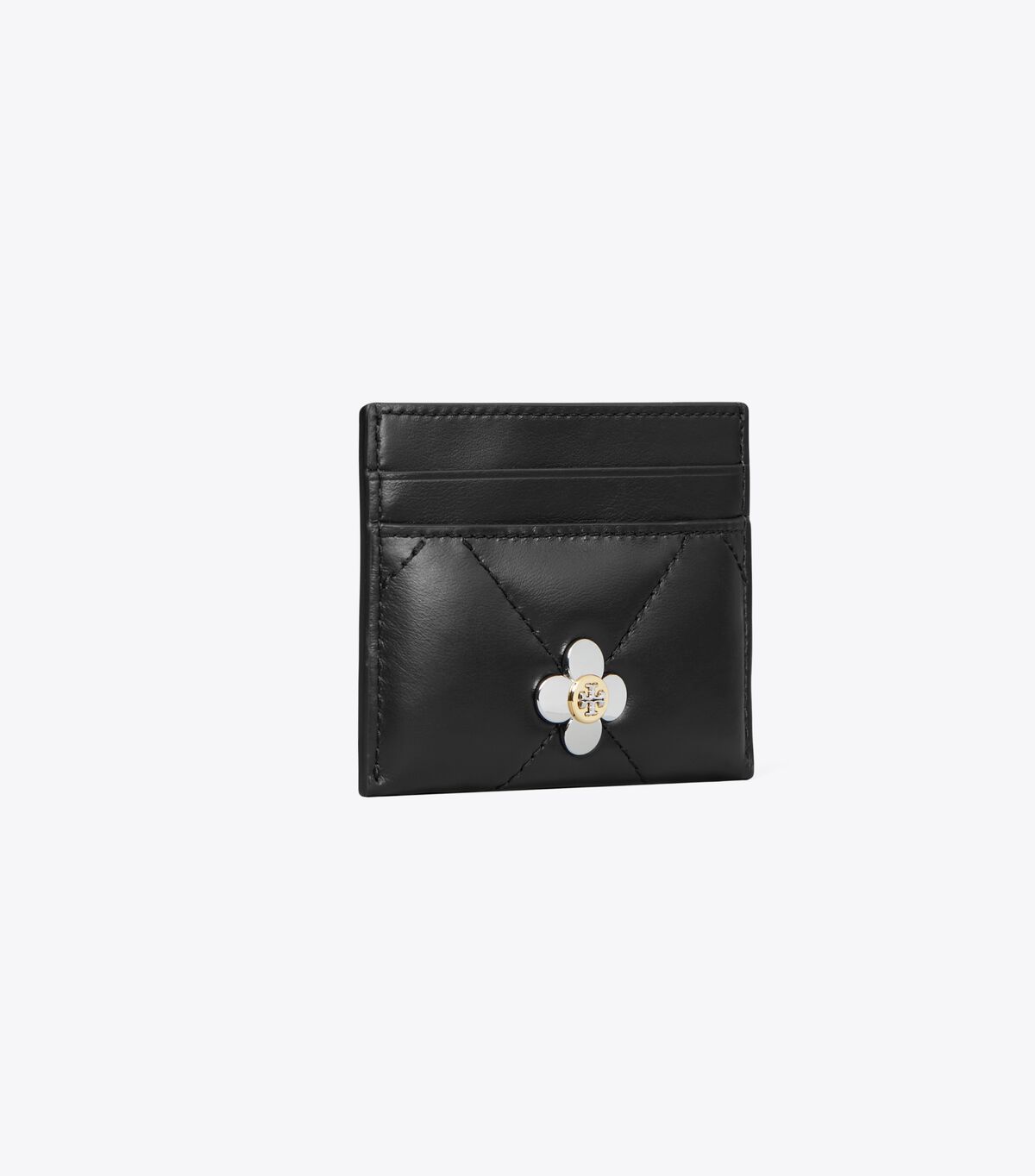 tory burch kira diamond quilt clover card case