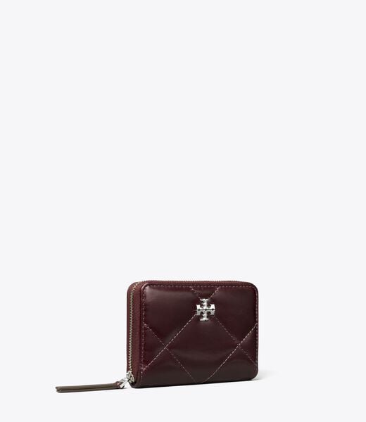tory burch kira diamond quilt distressed small zip around wallet