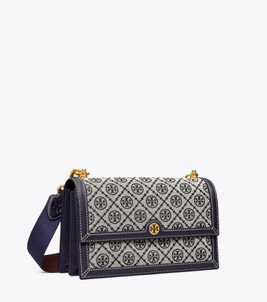 Tory Burch Mini Torbe Outlet - T Monogram Ženske Crne