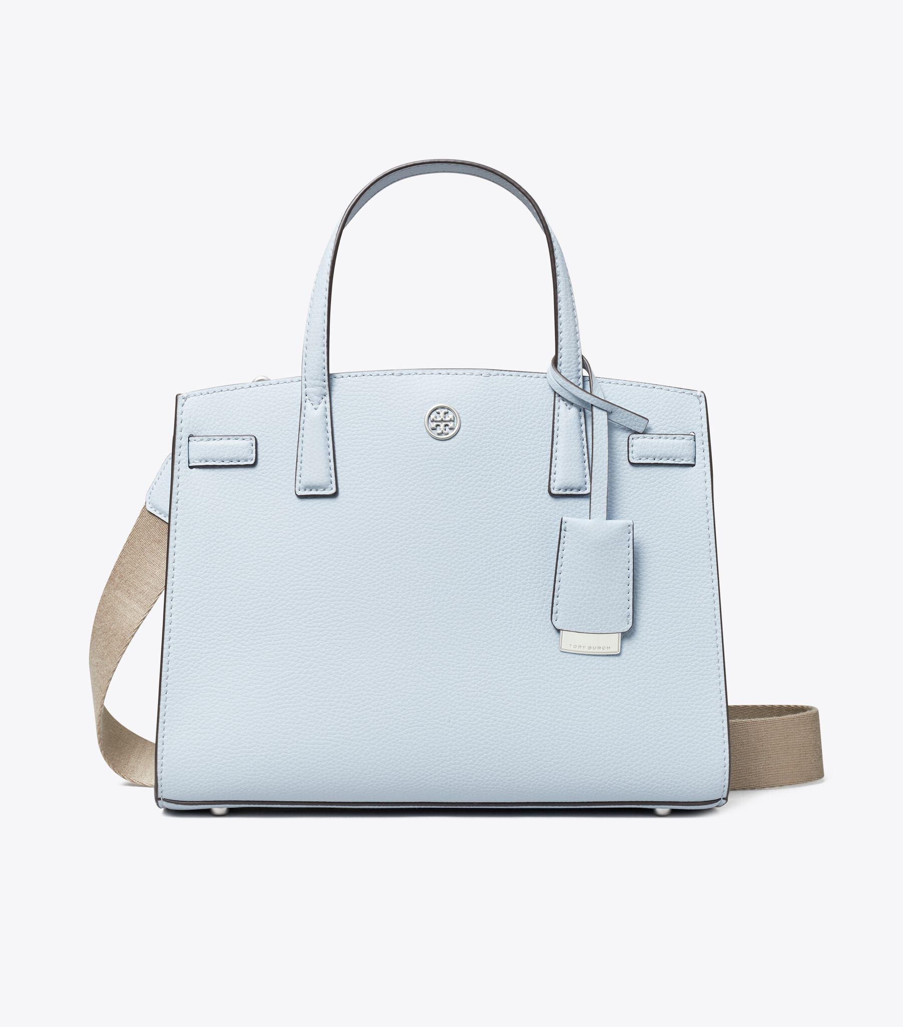 Small Walker Satchel, Blue Mist | Tory Burch KW
