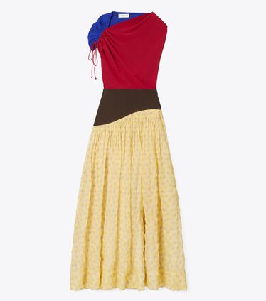 فستان من الحرير الشيفون الأورجانزا