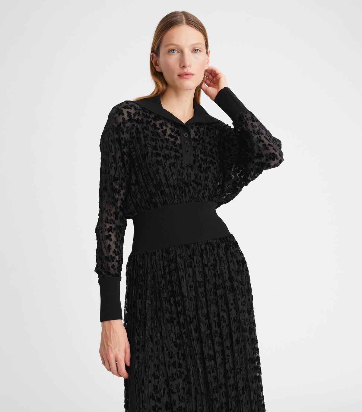 tory burch velvet devor dress