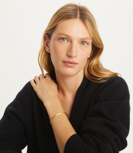 tory burch t monogram 5mm hinge bracelet