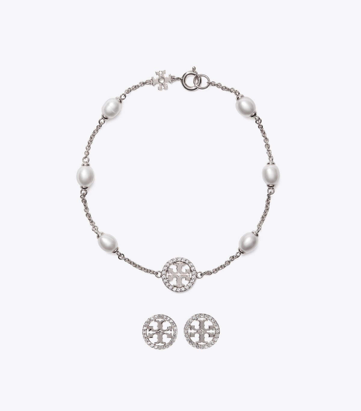 Miller Pavé Bracelet & Stud Earring Gift Set