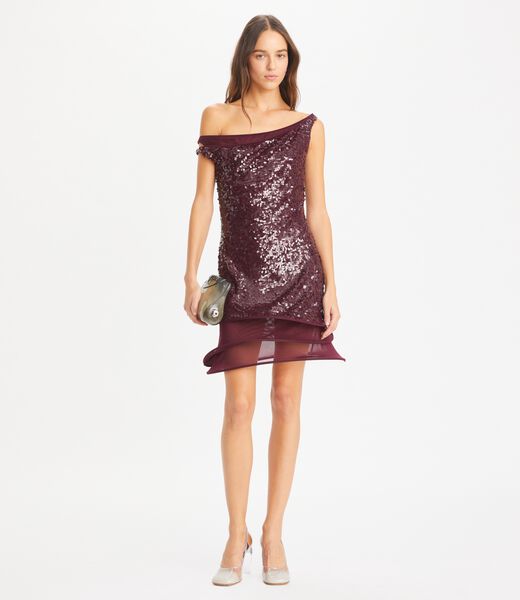 tory burch sequins hoop dress