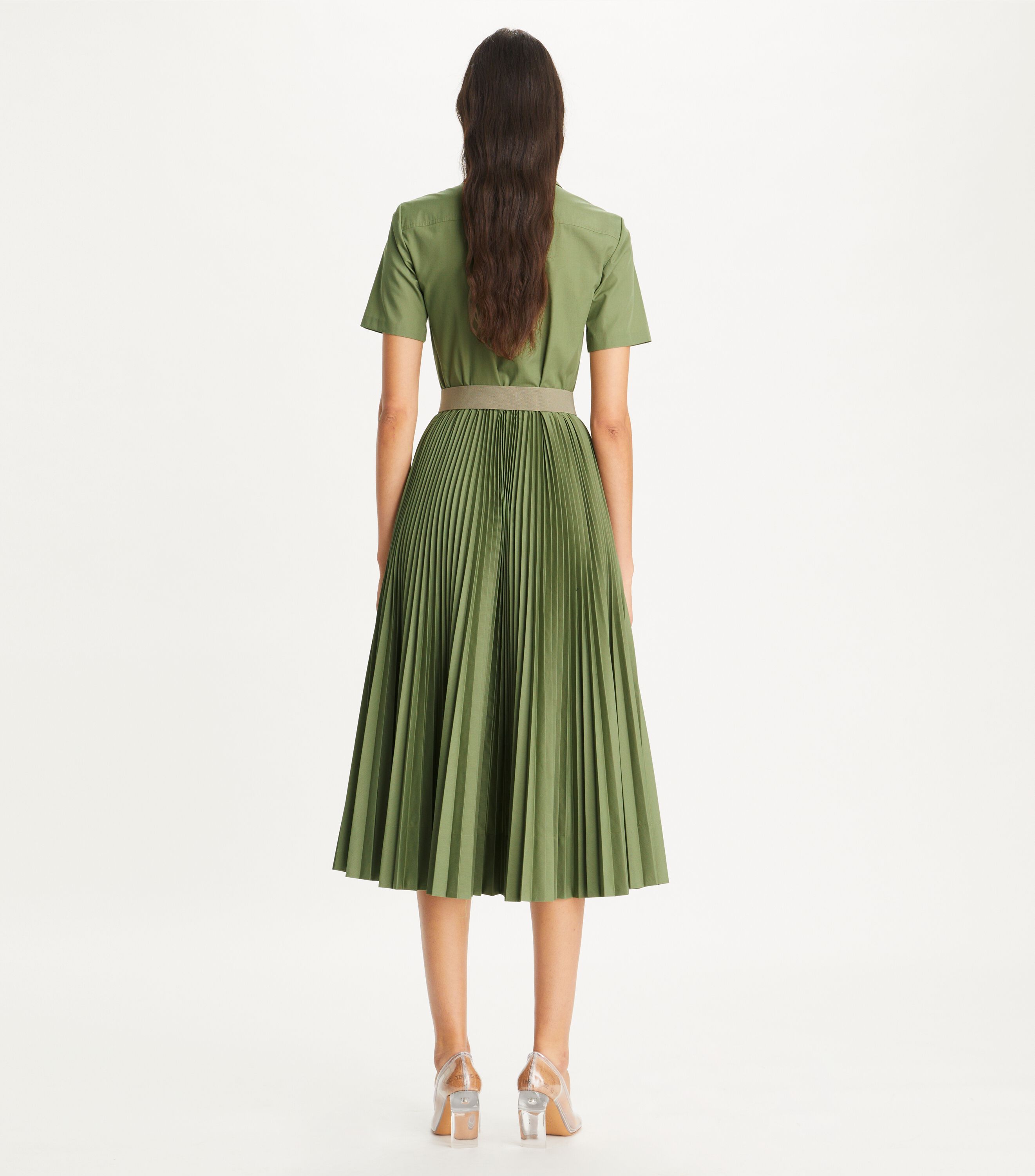 Tory burch pleated dress hot sale