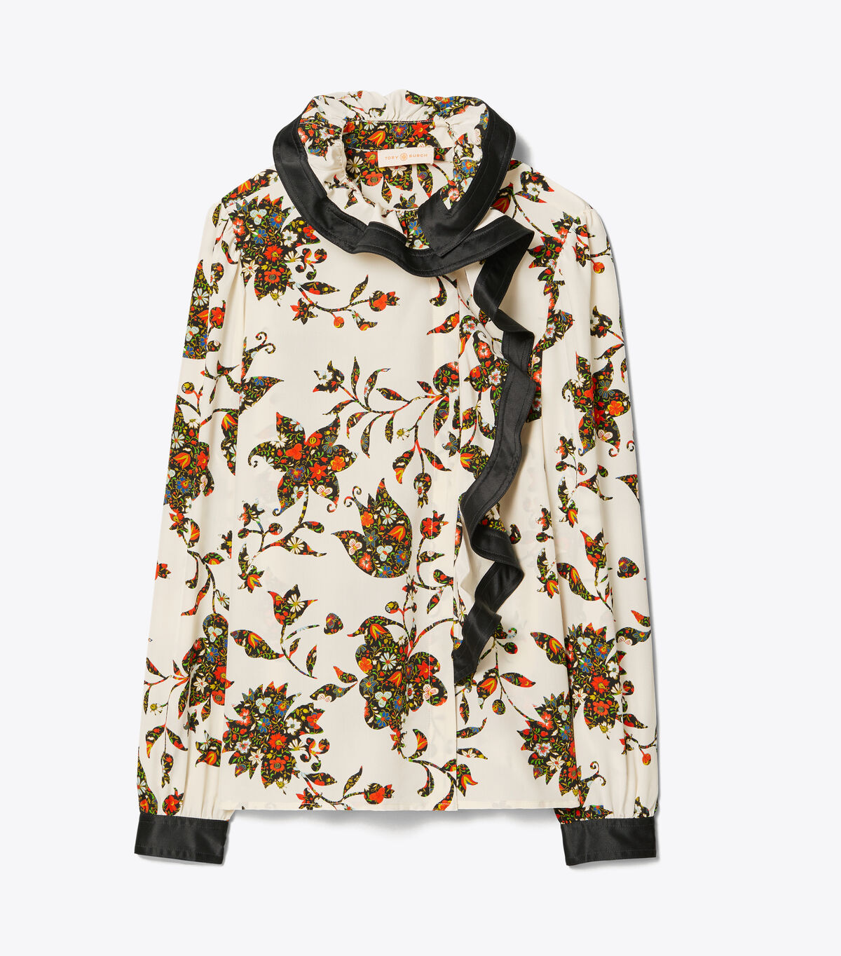 tory burch ruffle blouse
