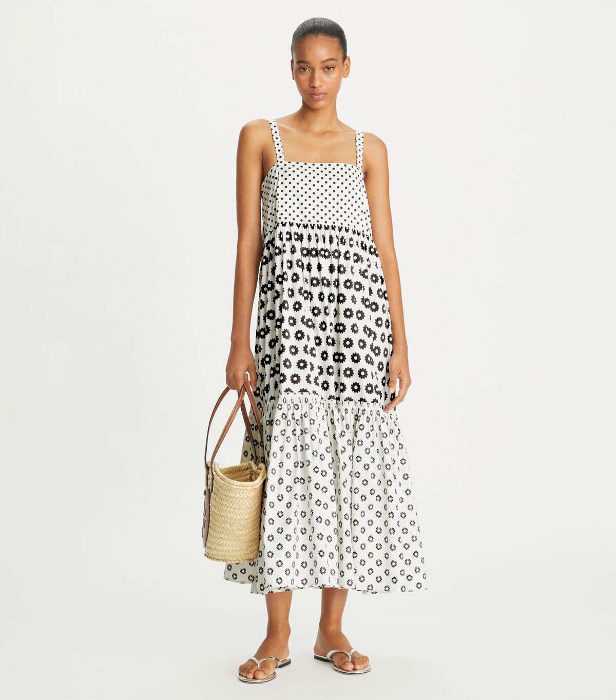 tory burch printed cotton sundress