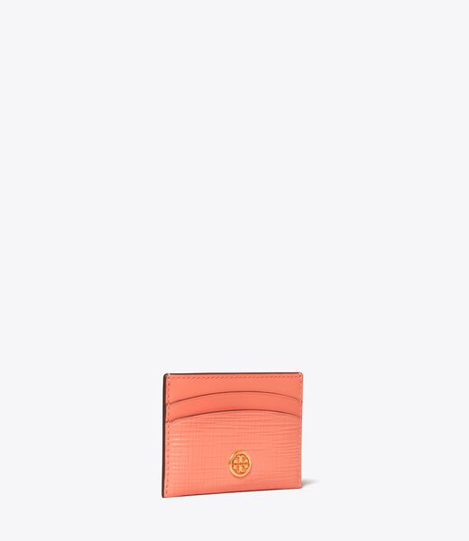 tory burch robinson crosshatched card case