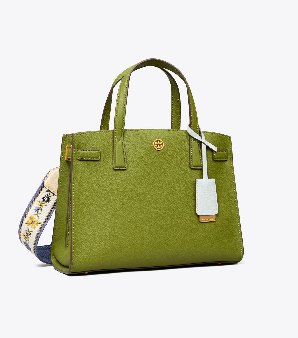 tory burch walker webbing strap small satchel