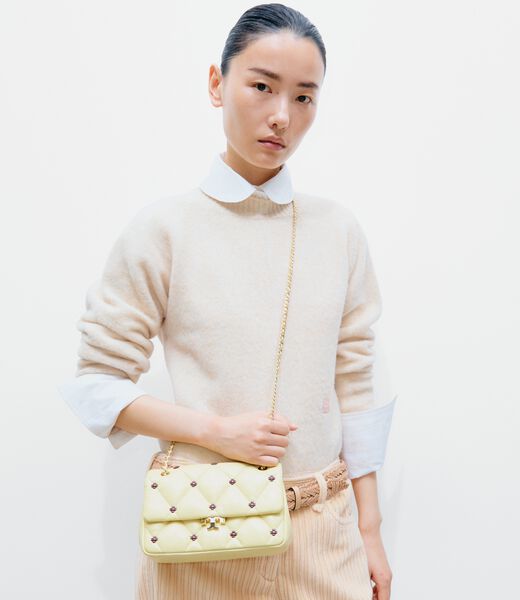 tory burch small bunny knot shoulder bag