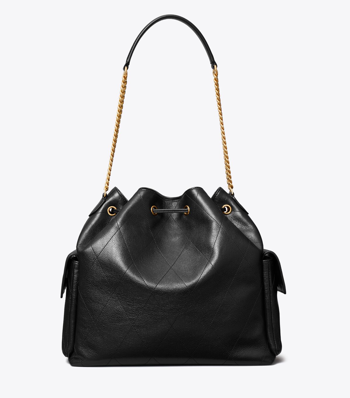 Large Charlie Quilted Drawstring Shoulder Bag tory burch large charlie quilted drawstring shoulder bag