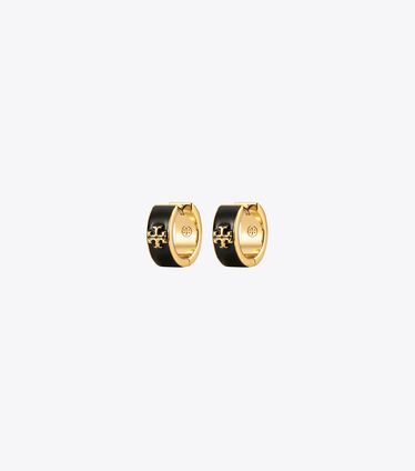 Kira Enamel Hoop Earring