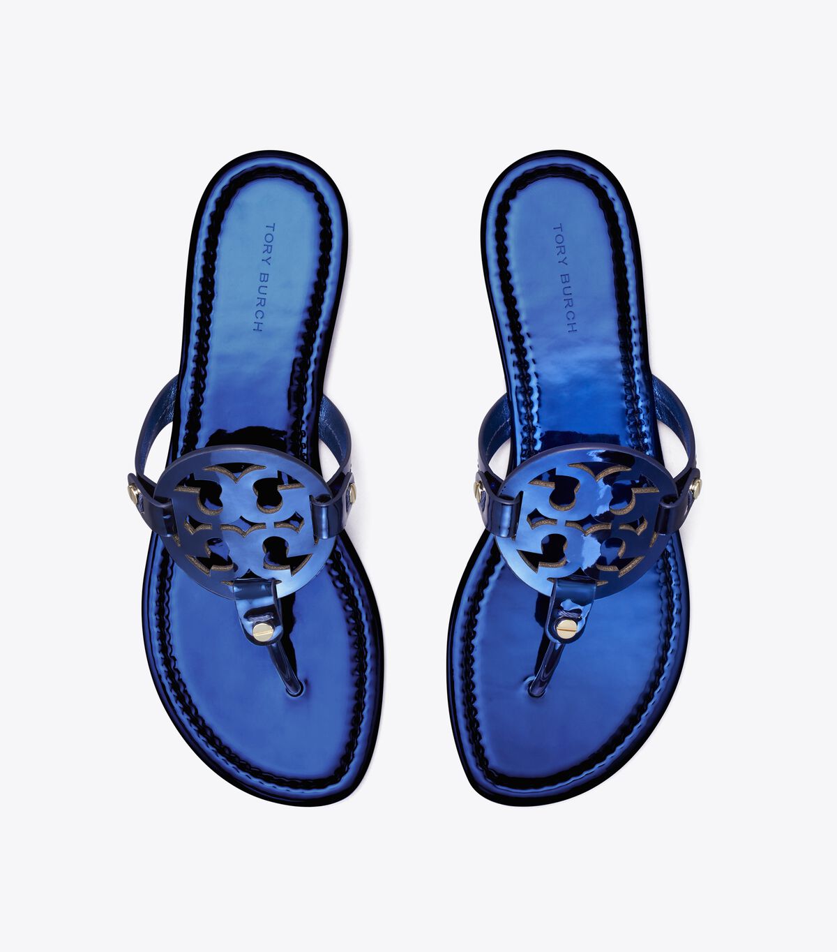 tory burch miller metallic sandal