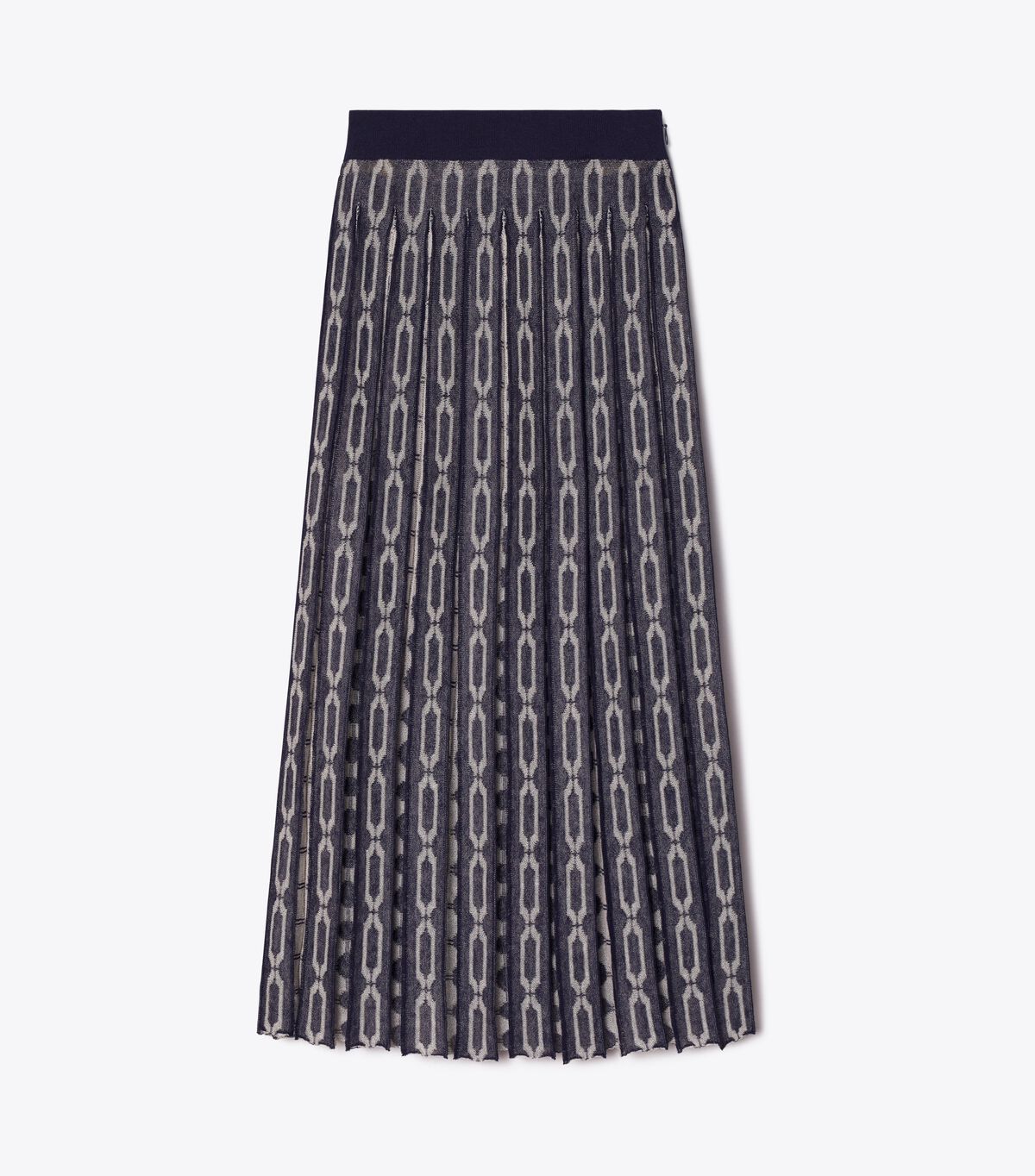 tory burch knit jacquard skirt