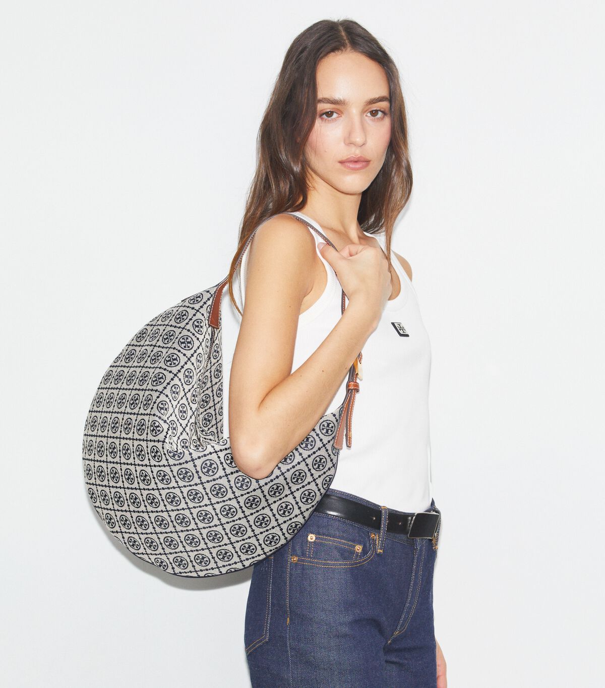 tory burch t monogram balloon bag