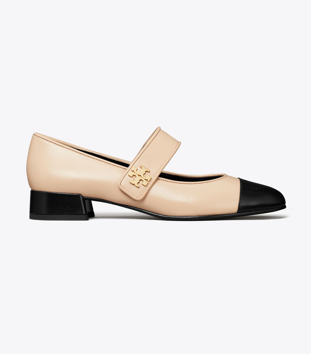 tory burch cap toe mary jane heeled ballet