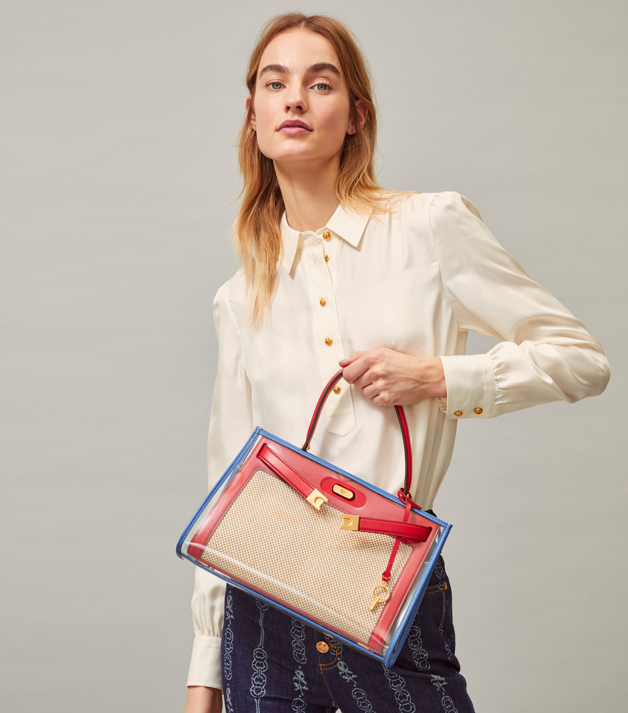 Lee Radziwill Small Bag with Rain Cover Handbags Tory Burch