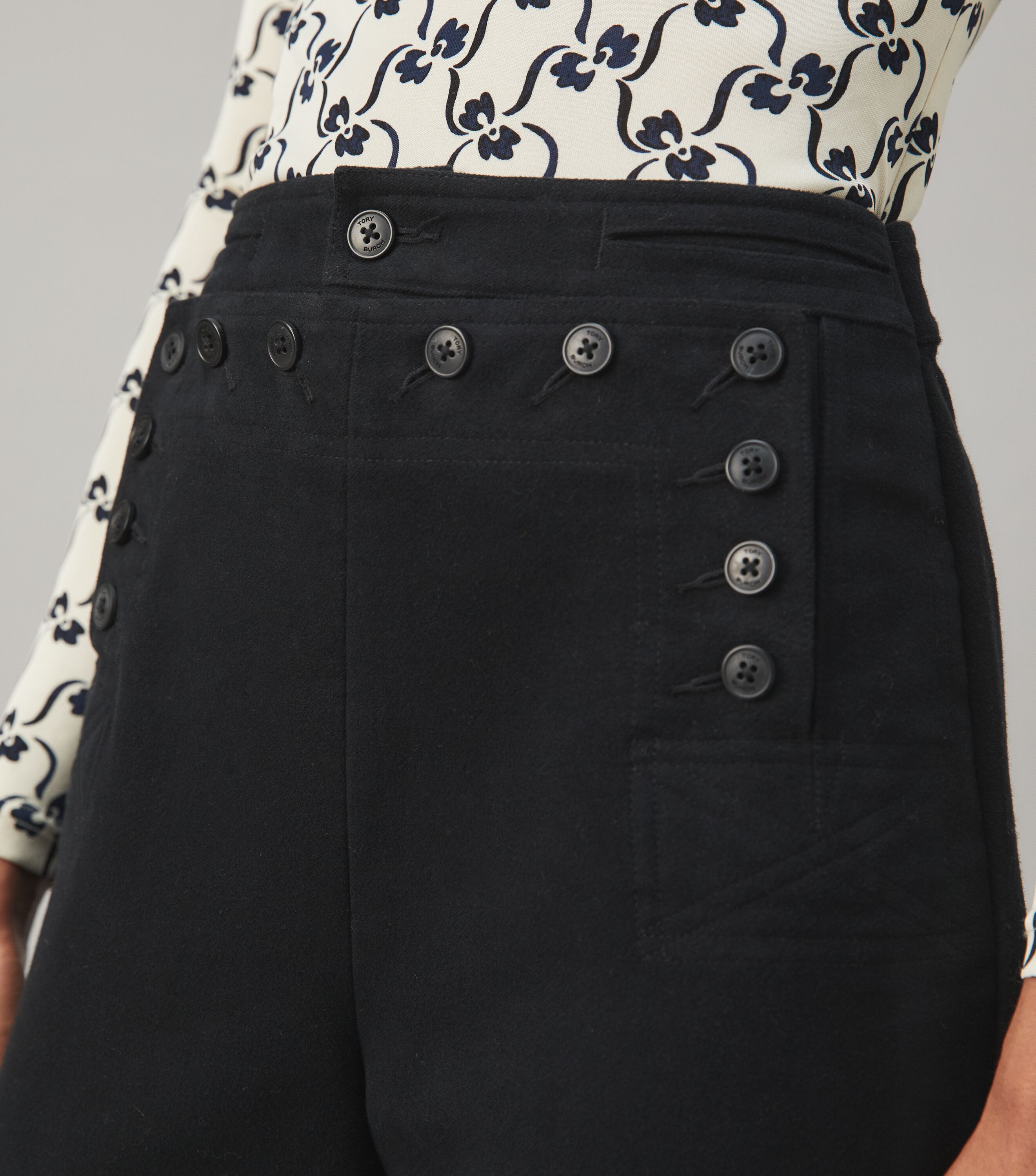 Moleskin Sailor Pant Ready To Wear Tory Burch