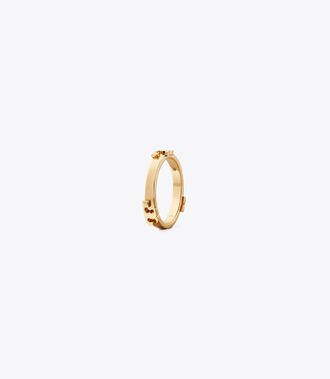 Serif-T Stackable Metal Ring
