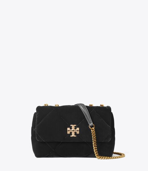 tory burch حقيبة كتف كيرا دايموند كوالت فيلفيت بافيه صغيرة