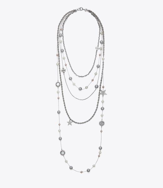 tory burch crystal and pearl necklace