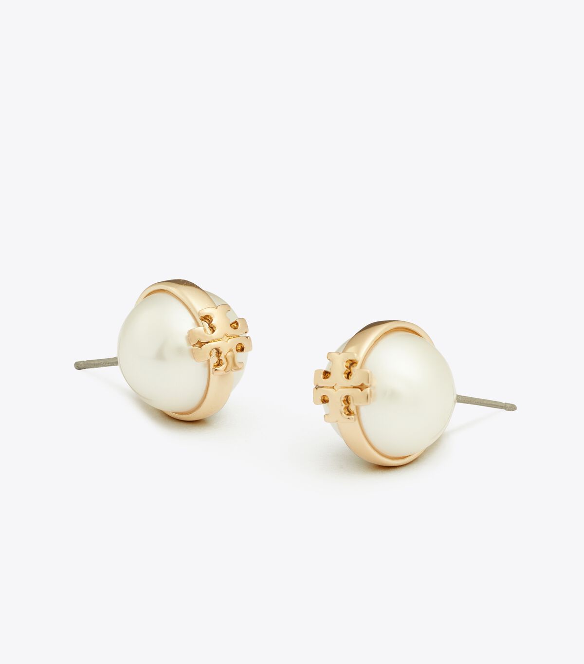tory burch moondance pearl stud earrings