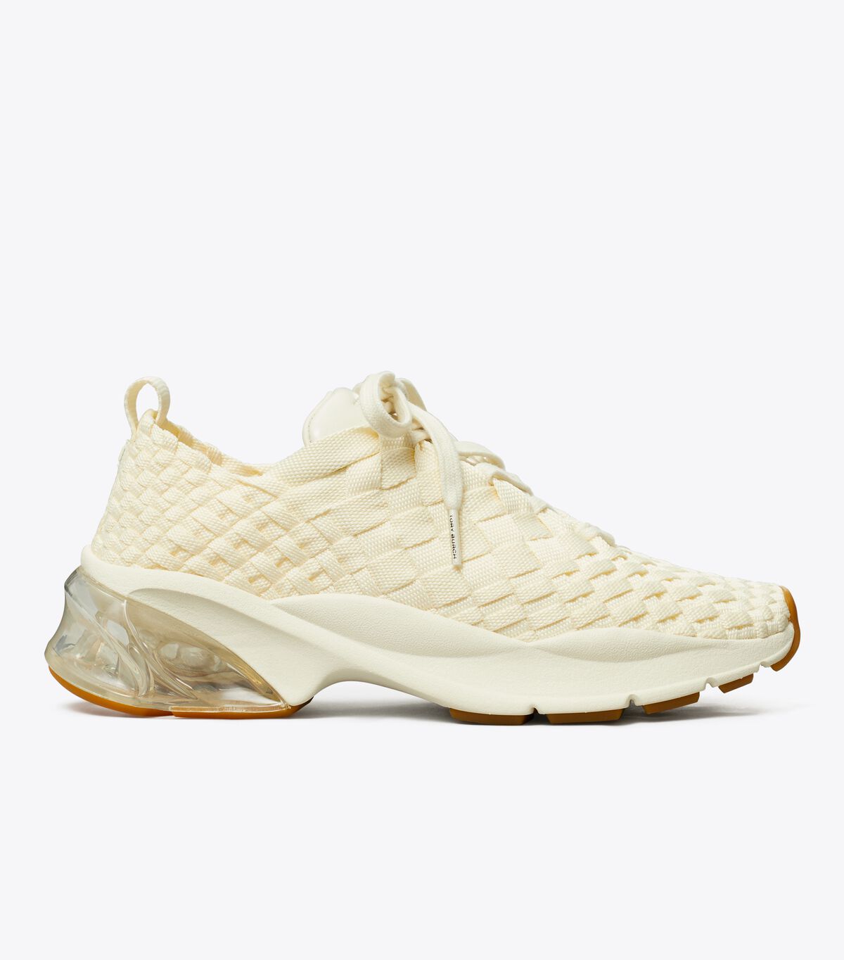 tory burch good luck woven trainer