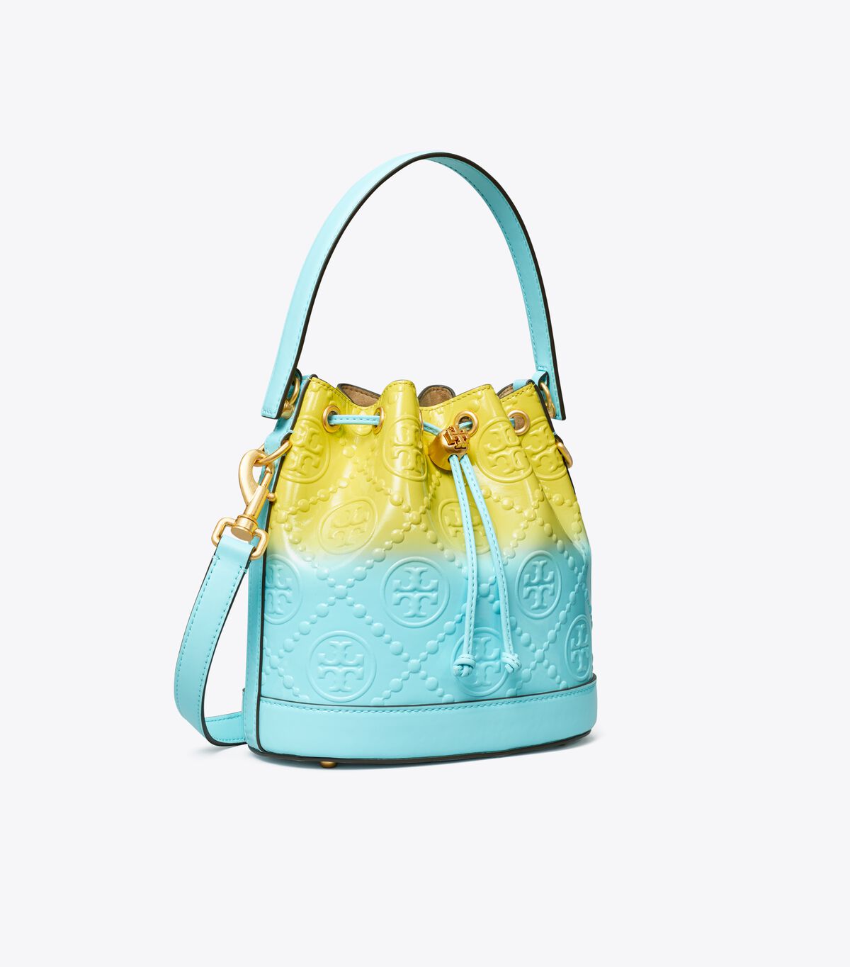 T Monogram Dip-Dye Bucket Bag