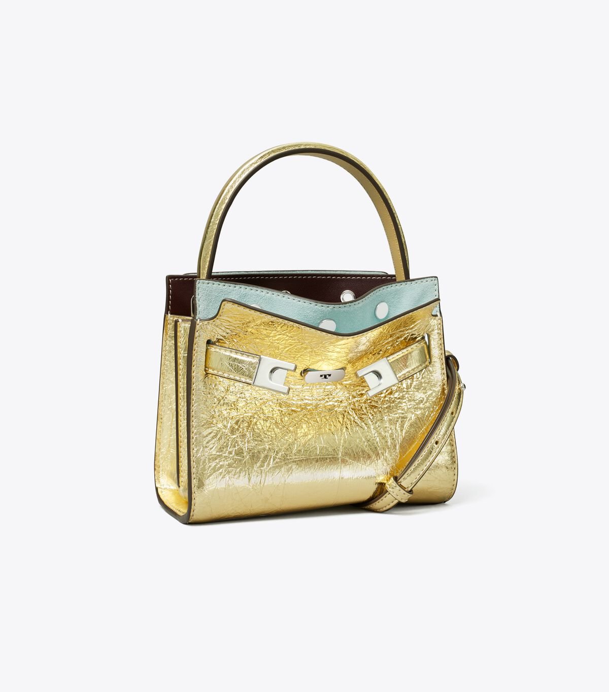 tory burch petite lee radziwill double bag