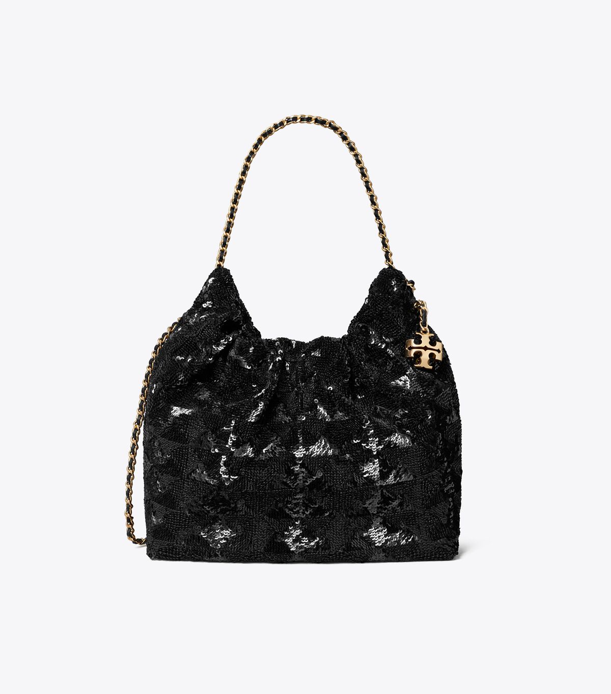 Mini Fleming Sequin Hobo Bag tory burch mini fleming sequin hobo bag