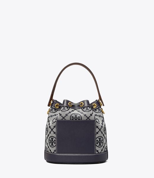 tory burch t monogram bucket bag