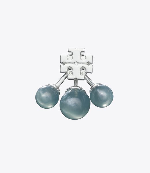 tory burch resin front back earring