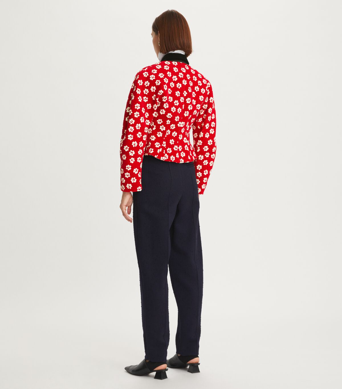 tory burch flower stencil boucl jacket