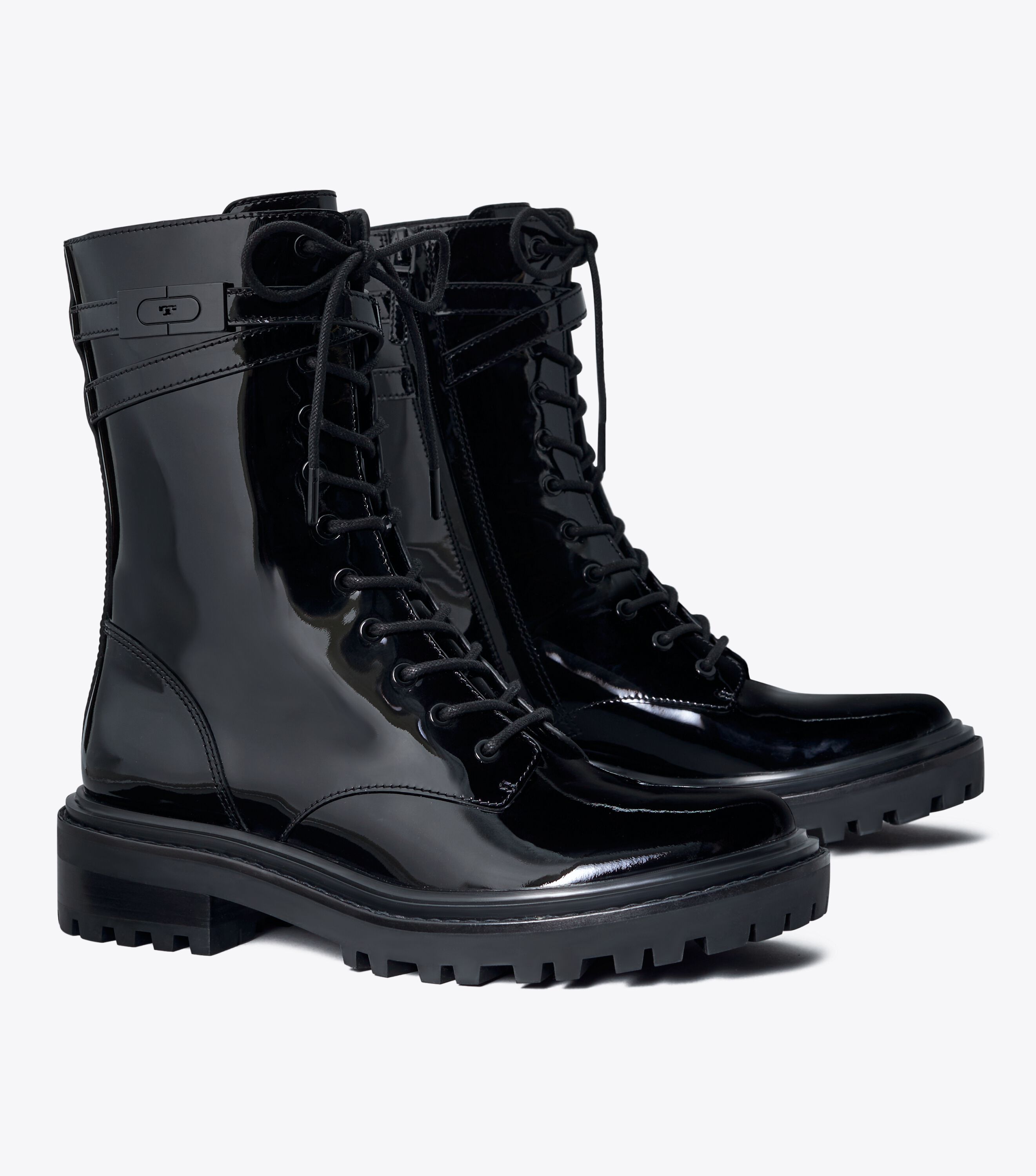 T Hardware Combat Boot Sneakers Tory Burch