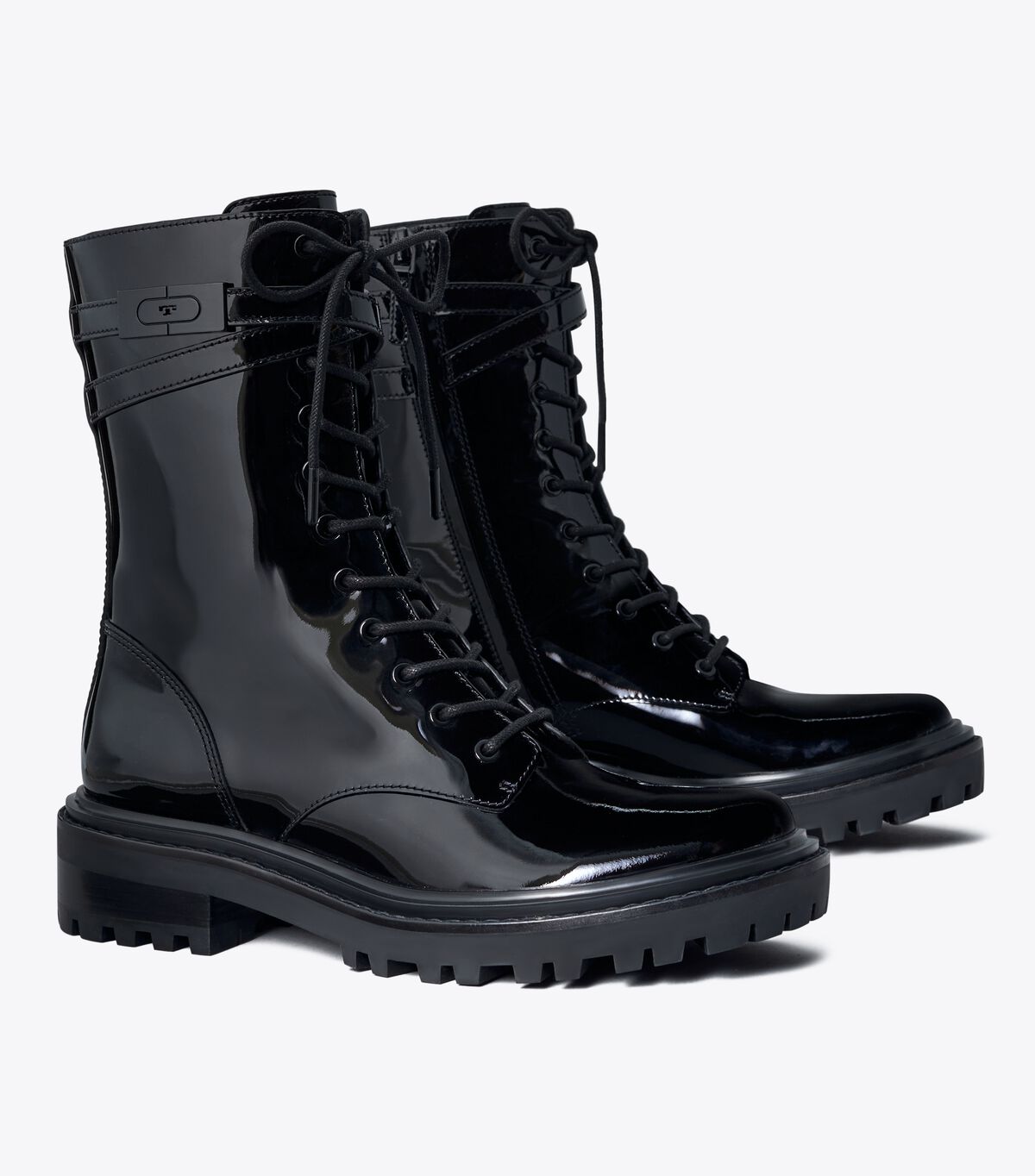tory burch t hardware combat boot