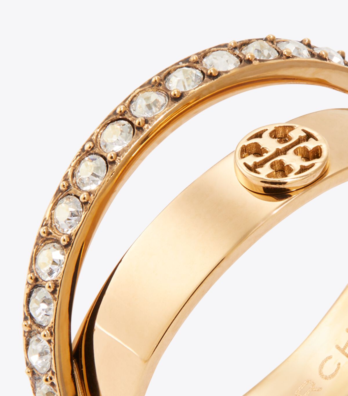 Icon Pavé Double Ring tory burch icon pav double ring