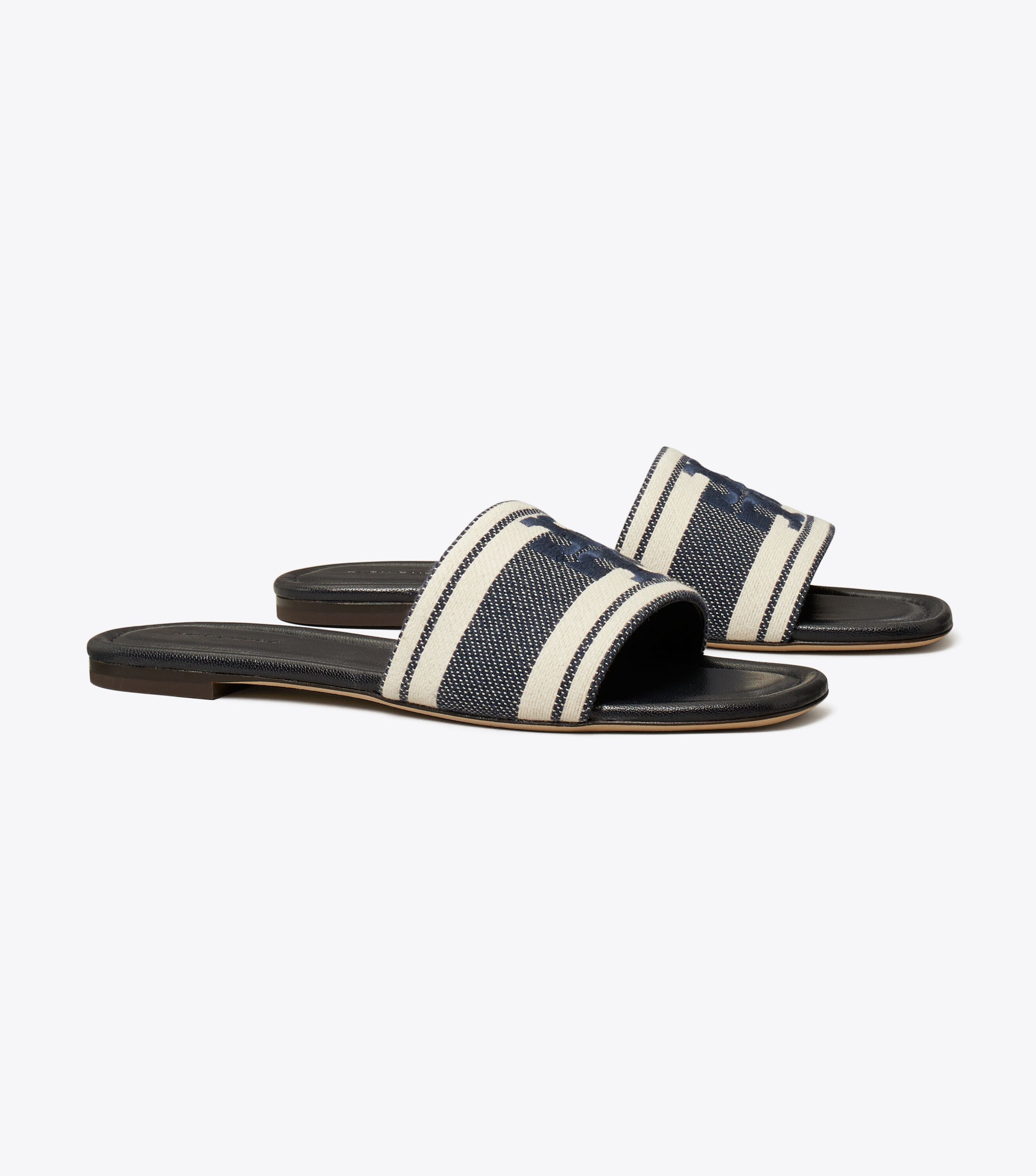 Tory burch striped slide top