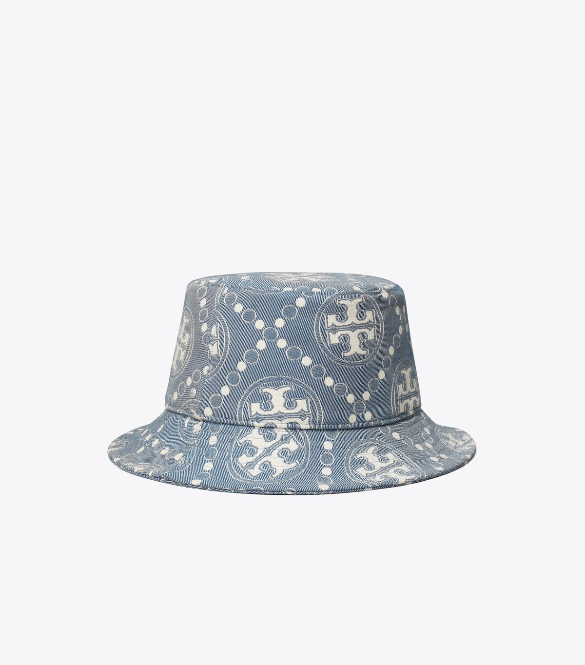 tory burch t monogram short brim bucket hat